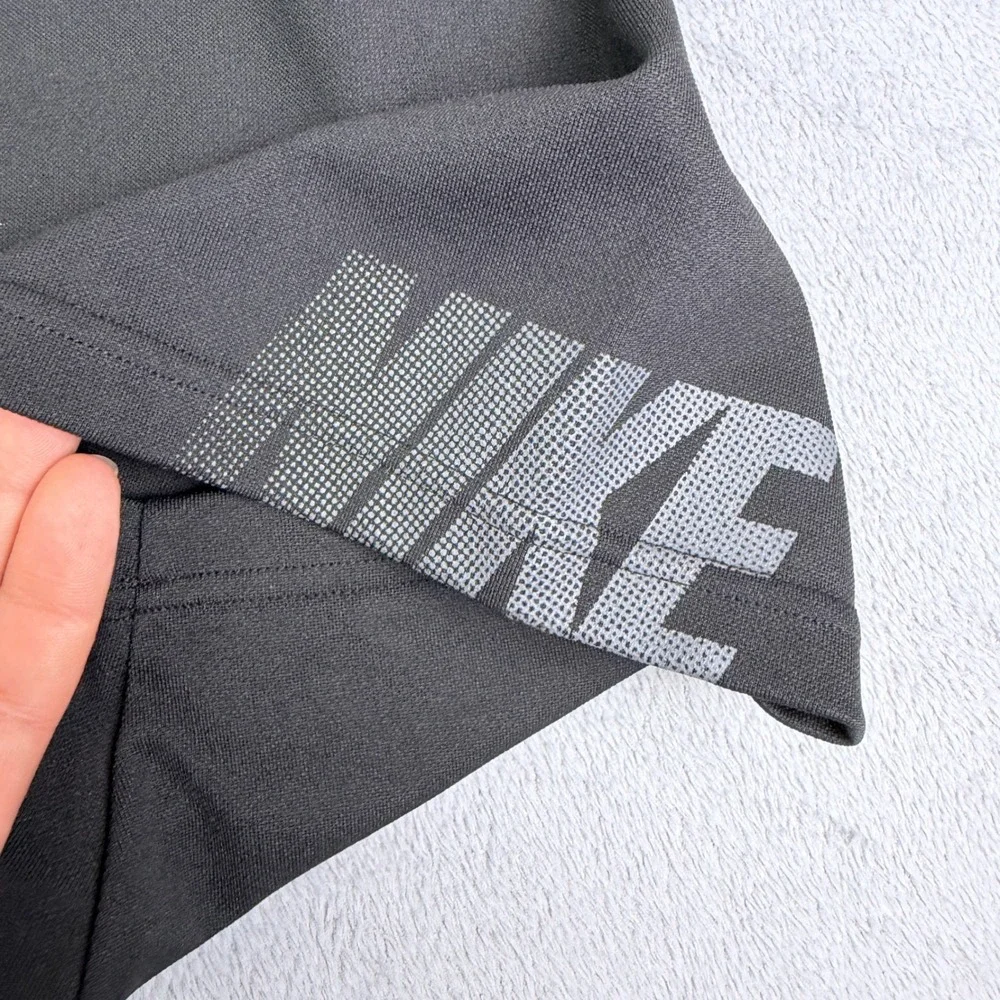 Nike Y2K Tag Mesh Panel Graphic Shirt Yellow Swoosh U6-SCP 117472 2005 XL Black